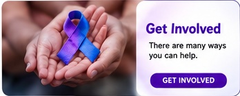 Hands holding an awareness ribbon